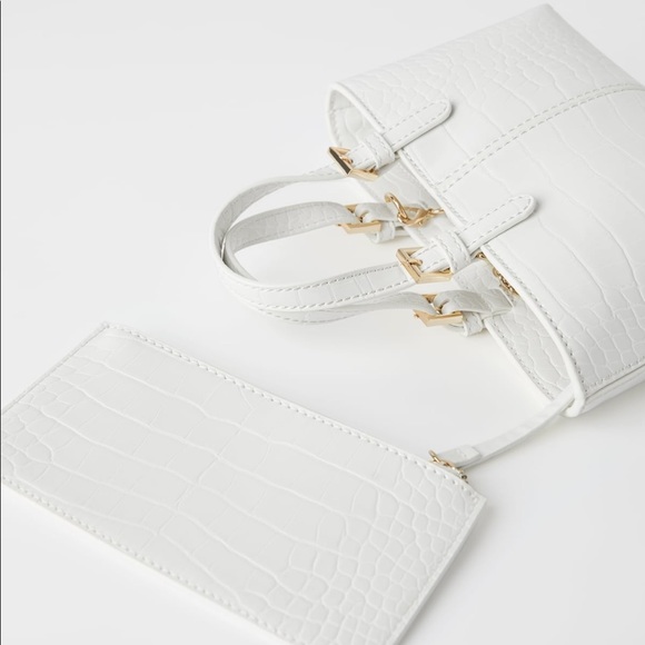 Zara animal embossed mini shopper - Picture 2 of 7